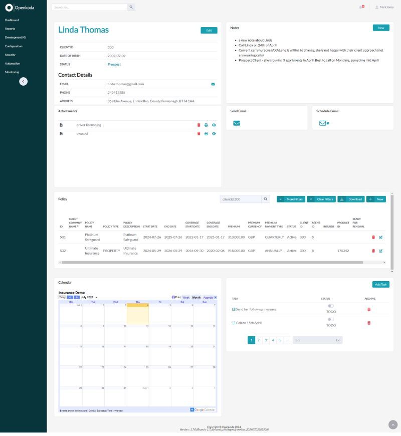 open source insurance policy management software